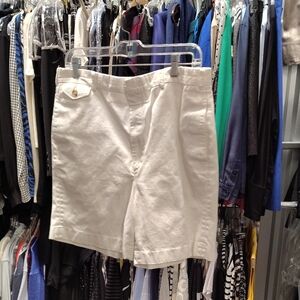 Men's White Cargo Shorts